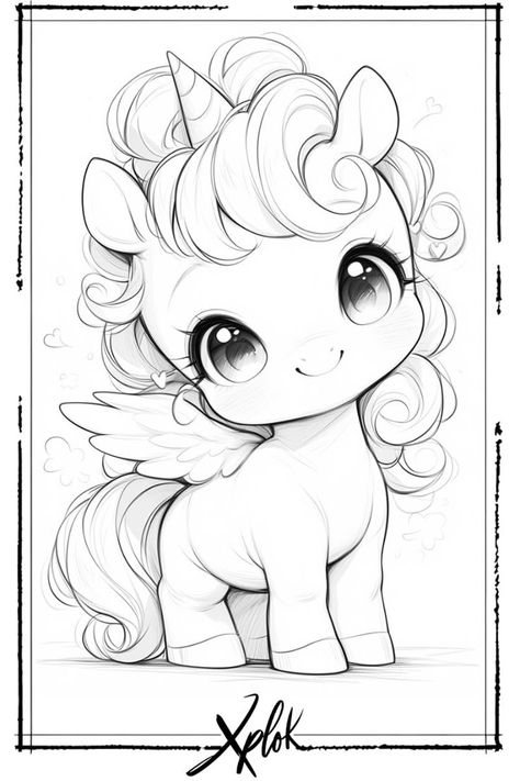 Chibi Aesthetic, Greyscale Colour, Animal Drawings Sketches, Color Drawing Art, Free Adult Coloring Pages, Beautiful Art Paintings, Colouring Pics, Princess Drawings, Cartoon Coloring Pages Drawing Ideas Easy For Kids, Cute Unicorn Drawing, Cute Cupcake Drawing, Chibi Aesthetic, Simple Wall Paintings, Chibi Animals, Color Drawing Art, Hello Kitty Coloring, Free Adult Coloring Pages