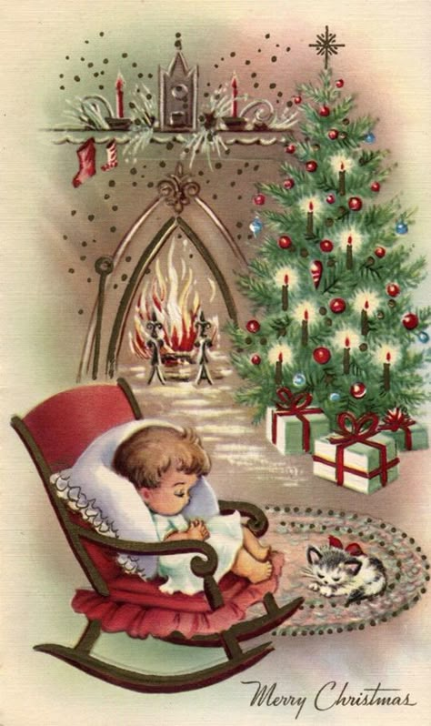 printable vintage Christmas cards and images Animated Christmas Pictures, Happy Christmas Eve, Merry Christmas Gif, Merry Christmas Pictures, Christmas Scenery, Vintage Christmas Images, Merry Christmas Images, Animated Christmas, Old Fashioned Christmas