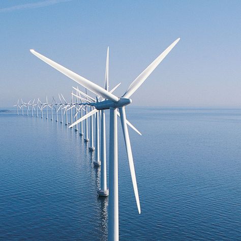 Types Of Renewable Energy, Offshore Wind Farms, Solar Farm, Wind Generator, Offshore Wind, Wind Turbines, Wind Farm, Energy Projects, Wind Energy