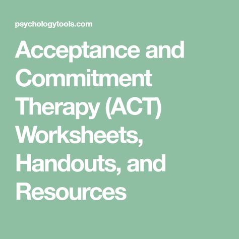 Acceptance and Commitment Therapy (ACT) Worksheets, Handouts, and Resources Acceptance Worksheets, Act Worksheets, Cognitive Defusion, Values Clarification, Distorted Thinking, Counseling Interventions, Private Practice Therapy, Counselling Psychology, Acceptance And Commitment Therapy