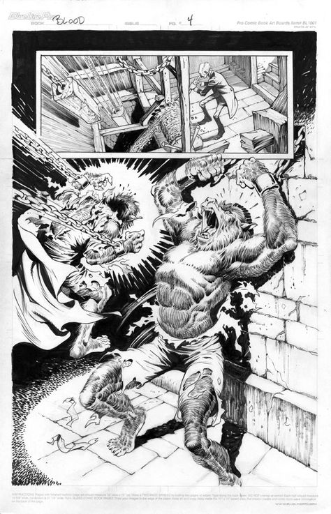 Thicker Than Blood Page 4 by Mike Ploog Comic Art Mike Ploog, Classic Comics, Silver Surfer, Art Gallery Room, Gallery Room, Selling Artwork, Comic Page, Art Archive, Pen Ink