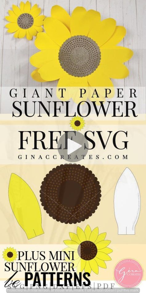 Quilling for Beginners: Intricate Designs Made Simple Sunflower Template, Sunflower Crafts, Mini Sunflowers, Paper Sunflowers, Paper Flower Crafts, Paper Flower Template, Paper Flower Backdrop, Giant Paper Flowers, Flower Template