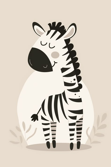 Enhance your nursery decor and creative projects with this elegant line art safari animals set! Zebra Nursery Art, Animal Design Illustration, Cute Safari Animals, Zebra Nursery, Zebra Decor, Painted Furniture Designs, Zebra Birthday, Animals Safari, Safari Nursery Prints