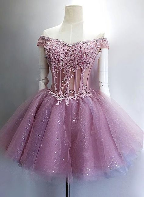 Dress Poofy, Pink Short Dress, Short Cocktail Dresses, Cute Homecoming Dresses, Short Party Dress, Evening Dresses Short, Short Homecoming Dress, Short Cocktail Dress, Homecoming Dresses Short