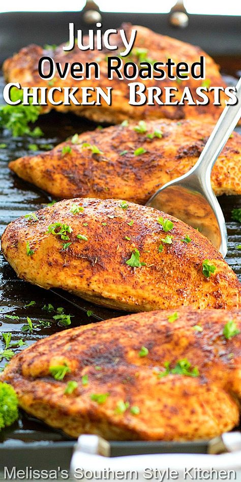 Oven Roasted Chicken Breasts Juicy Chicken 101, Oven Grilled Chicken Breast, Christmas Party Menu Ideas, Roasted Chicken Breast Recipes, Oven Grilled Chicken, Roasted Chicken Breasts, Chicken 101, Crisp Chicken, Chicken Breast Oven Recipes