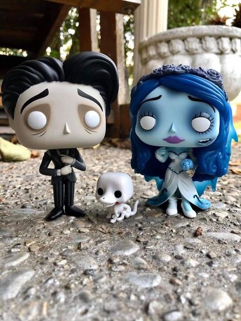 Tim Burton Figurines, Tim Burton Funko Pop, Funko Pops Aesthetic, Corpse Bride Funko Pop, Funko Pop Aesthetic, Игрушки Funko Pop, The Corpse Bride, All Spiderman, Dead Bride