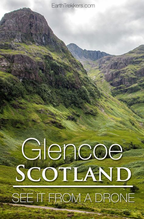 Photo tour of Glencoe and Glen Etive Scotland from land and from drone. #glencoe #glenetive #drone #scotland Glen Etive, Glencoe Scotland, Scotland Travel Guide, Scotland Vacation, Eilean Donan Castle, Scotland Trip, Glen Coe, Travel Scotland, Eilean Donan