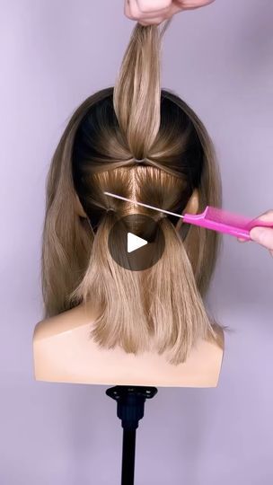 86K views · 5.7K reactions | Are you struggling to get shorter hair into an upstyle…. Well don’t worry I’ve got you covered! 

The best way to tackle short hair is to simplify what your going to do… make a plan of what shape you want to create before you start, I more often than not like to start with ponytails as straight away the hair is up, then all you need to do is style around. Here i have simplified the steps to create a glamorous hair up on shorter hair…. Go on give it a try and let me know how you get on….

🤍

L’IMAGE Mannequin - “Denise” from @equip_the_creative use code Joseph10 at the checkout to get 10% off your order. 

🤍

Created using @revlonprofessionaluk style Master

#shorthair #shorthairupdo #hairtutorial #hairup #hairupdo #hairdo #hairdosimple #updo #updos #updohairs Updo Videos, Love Hairstyles, Shorter Hair, Glamorous Hair, Short Layers, Hairdos For Short Hair, Short Hair Updo, Make A Plan, Hair Updo