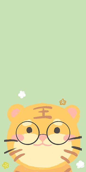 tiger,cartoon,cute,yellow,green,glasses,floral,cartoon animals,phone wallpaper,cute background,ins Cute Tiger Wallpaper Cartoon, Tiger Cartoon Wallpaper, Cute Tiger Wallpaper, Cute Tiger Cartoon, Wallpaper Tiger, Phone Wallpaper Cute, Cute Backrounds, Tiger Cartoon, Floral Cartoon