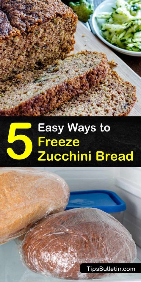 Using Frozen Zucchini, Can You Freeze Zucchini Bread, Freezing Zucchini Bread, How To Freeze Zucchini Bread, Zucchini Recipes To Freeze, Can You Freeze Zucchini, Preserving Zucchini, Freeze Bread, How To Freeze Zucchini