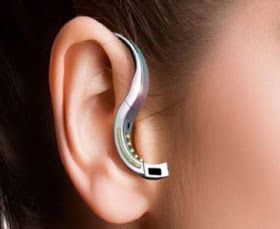 Bluetooth Earpiece, Tech Jewelry, The Orb, Smart Jewelry, Caller Id, Wearable Device, Rings Cool, Shiny Things, Hearing Aids