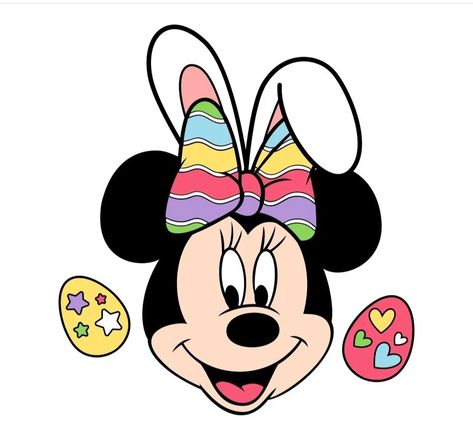 Easter Cartoon Characters, Uskrsnje Ideje, Easter Characters, Easter Disney, Mickey Easter, Easter Cartoon, Easter Cartoons, School Volunteer, Disney Clipart