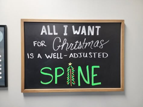 Chiropractic Bulletin Board Ideas, Thanksgiving Chiropractic Quotes, Chiropractic Board Ideas, Chiropractic Christmas Humor, Chiropractic Chalkboard Ideas, Fall Chiropractic Quotes, Chiropractic Quotes For Fall, Chiropractor Quotes, New Year Chiropractic Boards