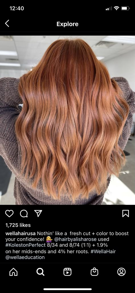 Light Auburn Hair, Warm Blonde Hair, Hair Toner, Hair Color Formulas, Ginger Hair Color, Wella Hair, Auburn Hair, Tone Hair, Light Hair