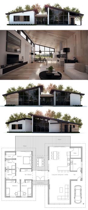 Modern House Plans, Modern Home Plans, Architecture, Floor Plans #homeplans #houseplans #architecture #interiordesign Japanese Modern House, Plans Architecture, House Layout Plans, Casa Container, Plans Modern, Modern House Plan, House Roof, Modern House Plans, Japanese House