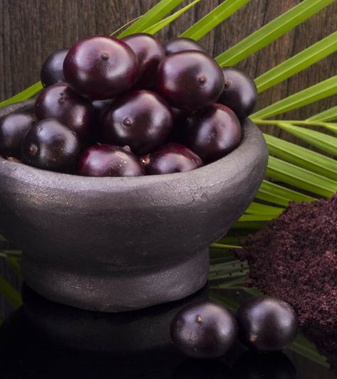 13 Side Effects Of Acai Berry You Should Be Aware Of Benefits Of Acai, Acai Palm Tree, Acai Bowl Photography, Cloves Benefits, Acai Berry Powder, Mango Benefits, Acai Bowl Brazil, Pollen Allergies, Acai Fruit