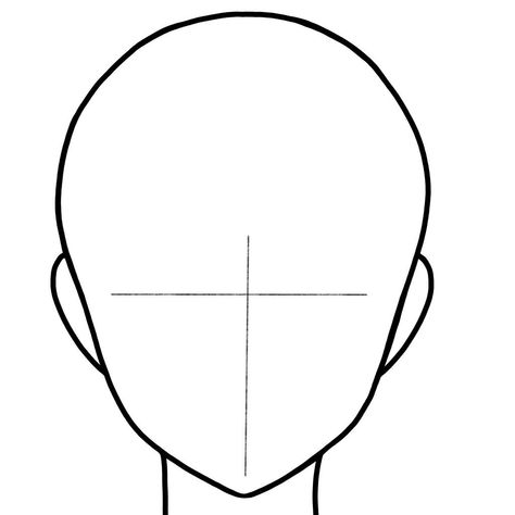 Anime Face Template, Head Template, Stencil Drawing, Anime Template, Face Template, Anime Face, Drawing Cartoon Faces, Anime Head, Cartoon Faces