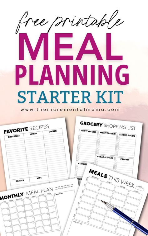 If you’re on a budget or just trying to get organized, weekly meal planning for your family is going to be a game-changer. In this how to meal plan guide for beginners, you’ll get everything you need to meal plan for the week for your family. Includes tons of free meal planning printables! Weekly Meal Planning Printable Free, Free Printable Meal Planner Templates, Meal Planning Printable Templates, Meal Plan For The Week, Meal Planning Printable Weekly, Weekly Meal Plan Template, Meal Planner Printable Free, Weekly Meal Planning, Monthly Meal Planner