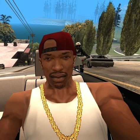 Gta Cj Pfp, Gta Pictures, Gta Cj, Cj Gta, Rare Pfp, Grand Theft Auto Artwork, Gta Funny, Carl Johnson, Blue Emoji