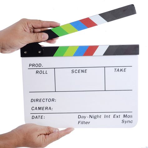 Film Slate, Clapper Board, Action Scene, Day And Nite, Dry Erase Board Calendar, Movie Projector, Board For Kids, Movie Director, Action Film