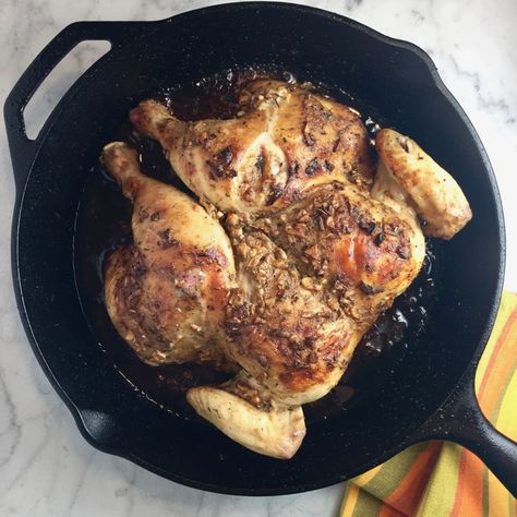 Jacques Pepin's Quick-Roasted Chicken with Mustard & Garlic Jacques Pepin Roast Chicken, Jacques Pepin Recipes Chicken, Jacque Pepin Recipes, Jaques Pepin, Cardamon Recipes, Chicken With Mustard, Jacques Pepin Recipes, Crossant Recipes, Chicken Season