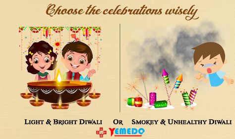 Let’s fill our homes with prayers and lights not with the fumes and crackers. Celebrate Diwali in eco friendly way and make the environment pollution free. #Yemedo #Diwali #Pollutionfree Eco Friendly Diwali Poster Ideas, Eco Friendly Diwali Posters, Pollution Free Diwali, Diwali Banner, Environment Pollution, Diwali Crackers, Soft Board, Social Studies Projects, Save Planet