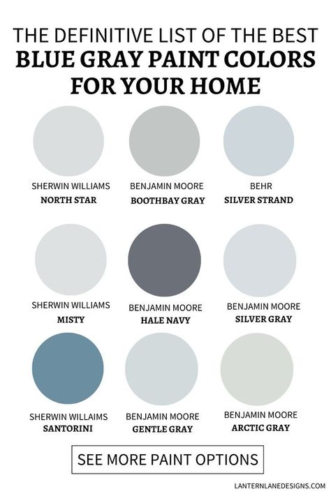 Uncover the magic of The Absolute Best Blue Gray Paint Colors for a home that radiates elegance. From dreamy blue-gray bedroom colors to inviting dining room paint ideas, discover a palette that resonates with style. Elevate your home decor with the subtle beauty of light blue walls and nuanced bluish-grey paint colors. Bluish Gray Paint, Bathroom Paint Colors Blue, Light Blue Grey Paint, Bedroom Paint Colors Grey, Gray Bedrooms, Blue Grey Living Room, Baby Room Decor Neutral, Blue Gray Bedroom, Light Grey Paint Colors