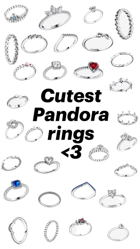 #pandora #silver #jewllery #rings Pandora Jewlery, Pandora Bracelet Charms Ideas, Pandora Accessories, Pandora Bracelet Designs, Bvlgari Jewelry, Pandora Jewelry Charms, Gold Girl, Beads Bracelet Design, Jewelry Accessories Ideas