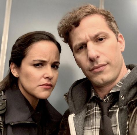 Brooklyn 99 Cast, The Lonely Island, Brooklyn Nine Nine Funny, Jake And Amy, Lonely Island, Melissa Fumero, Brooklyn 9 9, Amy Santiago, Drake And Josh