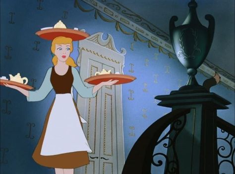 Cinderella Scenes, Bubble Decorations, Cinderella Cleaning, Tiana Aesthetic, Cinderella Pictures, Disney Scenes, Scenes To Paint, Disney Painting, Cleaning Aesthetic