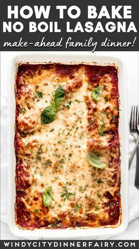 Lasagna Recipe With Oven Ready Noodles, Lasagna Oven Ready Noodles, No Cook Noodle Lasagna, Recipes With Lasagna Noodles, Baked Lasagna Recipe, Beef Lasagna Recipe, Oven Ready Lasagna, No Boil Lasagna, Best Lasagna Recipe