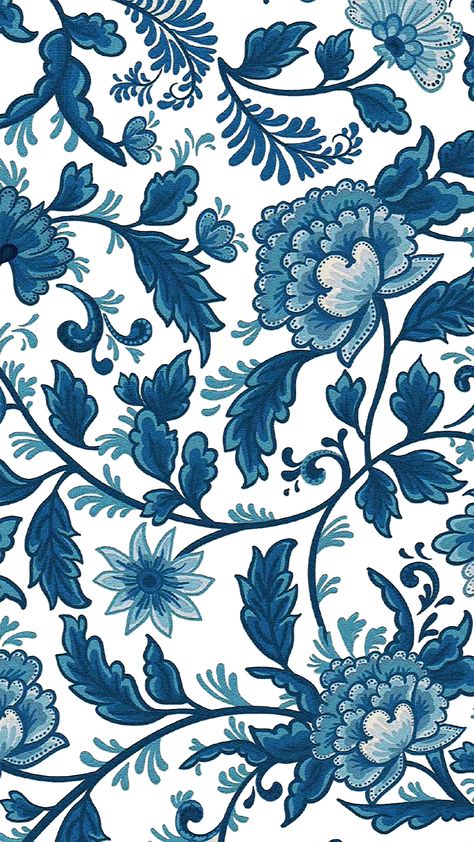 Blue China Patterns, Farm Wallpaper, Textile Prints Design, Textile Pattern Design, Blue Floral Pattern, Blue Pottery, Christmas Drawing, Iphone Background Wallpaper, Digital Flowers