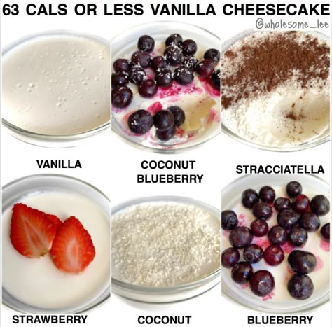 Low Calorie Vanilla Cheesecake - Wholesome Lee Very Low Calorie Desserts, Low Calorie Bowls, Low Calorie Snack Ideas, Breakfast Low Calorie, Cheesecake Jar, Healthy Low Calorie Breakfast, Low Calorie Muffins, Low Calorie Cheesecake, Low Calorie Recipes Snacks