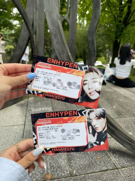 Enhypen Concert Tickets Aesthetic, Kpop Concert Ticket Aesthetic, Enhypen Concert Tickets, Enhypen Ticket Concert, Enhypen Ticket, Enhypen Concert Aesthetic, Engene Core, Enhypen Concert, Emory Scott