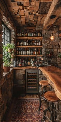 Home Bar Ideas, Bar Deco, Country Bar, Pub Interior, Home Bar Rooms, Home Bar Design, Home Pub, Rustic Bar, Home Bar Designs