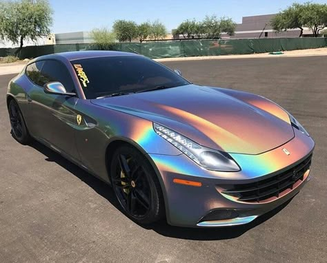 Holographic Paint, New Sports Cars, Rainbow Paint, Lamborghini Veneno, Lux Cars, Best Luxury Cars, Fancy Cars, Pretty Cars, Concept Car