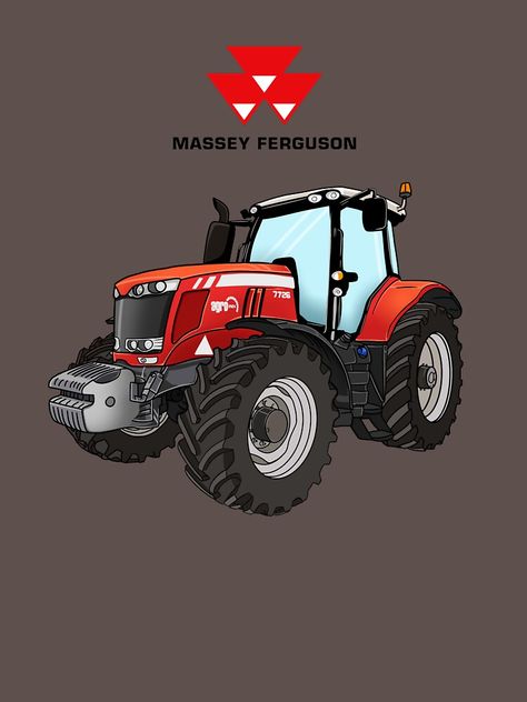 "Massey Ferguson Tractor Red Tractor" T-shirt for Sale by Neebotha | Redbubble | tractor t-shirts - tractors t-shirts - farm t-shirts Massey Tractor, Tractor Logo, Ferguson Tractor, Massey Ferguson Tractors, Farm Tshirt, Farm Paintings, Red Tractor, Massey Ferguson, Dress Suit