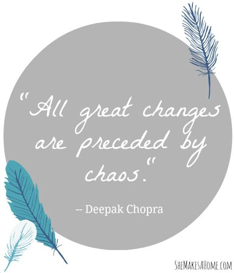 all great changes are preceded by chaos quote Chaos Quotes, Spiritual Tattoo, Spiritual Tattoos, Deepak Chopra, Words Worth, Quotable Quotes, Powerful Words, A Quote, Many People