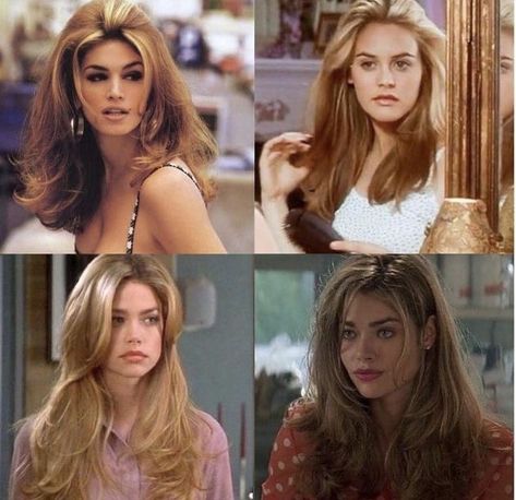 90’s fluffy hair blonde round cut layers hairstyle inspo 90s Fluffy Hair, 90s Haircuts, Blowout Hair, 90s Hairstyles, Flat Hair, Hair Stylies, Fluffy Hair, Aesthetic Hair, Hairstyles Haircuts