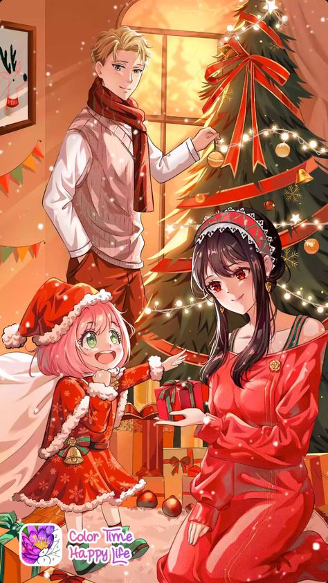 Spy Family Christmas, Yor Forger Fanart, Light Up Balloons, Amnesia Anime, Anime Prince, Family Forever, Anime Fashion, Yor Forger, Anime Christmas