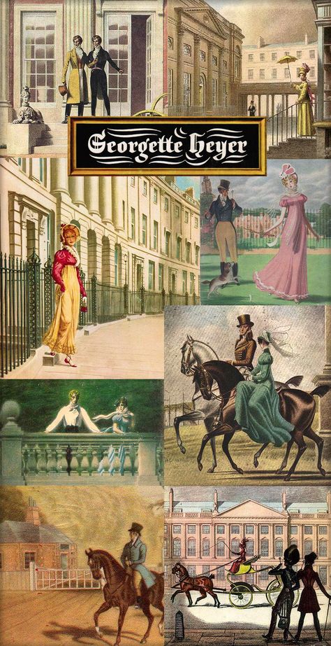 Georgette Heyer is a British historical romance and detective novelist who began writing in the 1920s. Her meticulous attention to detail is even reflected in the beautiful cover art on each dust... Georgette Heyer Books, Regency Books, Purple Giraffe, Barbara Cartland, Regency England, 19th Century England, Georgette Heyer, Literary Genre, Detective Fiction