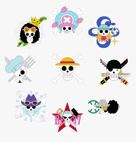 Strawhat Pirates Jolly Roger, Strawhat Jolly Roger, One Piece Jolly Roger, Zoro Usopp, One Piece Theme, Sanji Nami, One Piece Logo, One Piece Movies, One Piece Tattoos