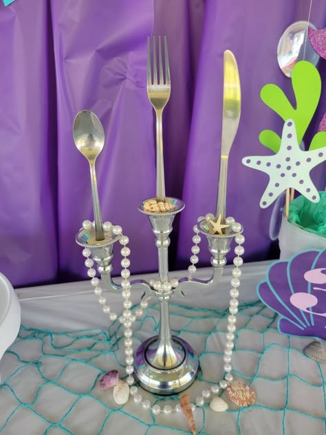 Mermaid Decoration Ideas, Ariel 3rd Birthday Party, Little Mermaid 5th Birthday Party Ideas, Outside Mermaid Birthday Party, Ariel Under The Sea Birthday Party, Mermaid Birthday Party At Home, Ariel Birthday Decorations, Arial Birthday Party Ideas, Mermaid Birthday Party Decorations Ideas