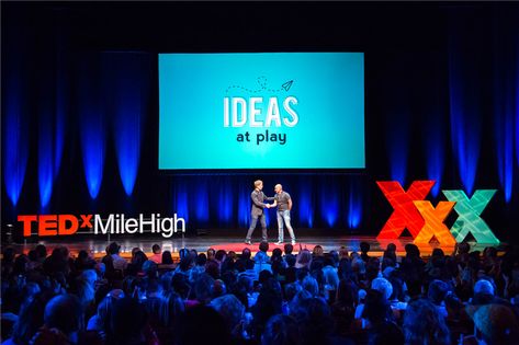 TEDxMileHigh September 2015 | TEDx Community Corporative Events, Conference Stage, Art Conference, Corporate Events Decoration, Corporate Event Design, Stage Designs, Stage Ideas, Stage Set Design, Event Stage