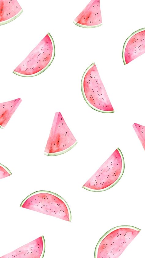 Wallpapers Simple, Watermelon Wallpaper, Wall Paper Phone, Fruit Wallpaper, Simple Iphone Wallpaper, Watermelon Slices, Apple Wallpaper Iphone, Tumblr Wallpaper, Iphone Background Wallpaper