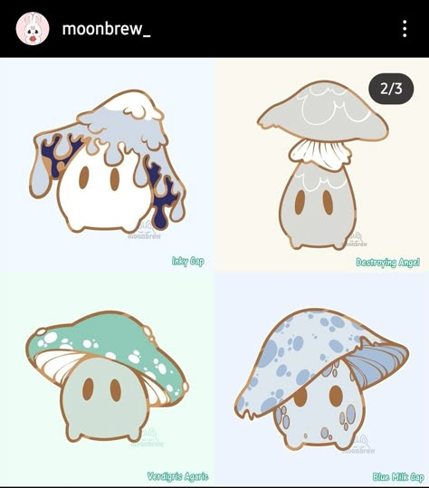 Skulls Animal, Glass Cloches, Halloween Watercolor, Mushroom Drawing, Character Model Sheet, Chibi Anime Kawaii, Cute Animal Drawings Kawaii, Easy Doodle Art, Animal Bones