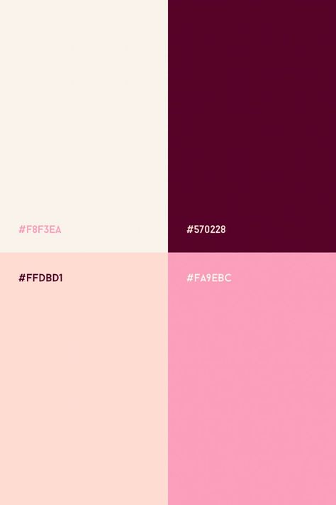 White Pink Palette, Strawberry Red Color Palette, Burgundy Palette Color, Red Pink White Color Palette, Red And Pink Pallete, Pink And White Palette, Burgundy Pallete Color, Light Pink Colour Palette, Pink And Red Palette