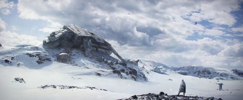 Star Wars Hoth, Star Wars Planets, At At Walker, Star Wars Novels, Forgotten Realms, Star Wars Wallpaper, Star Wars Images, Star Wars Fan Art, Matte Painting