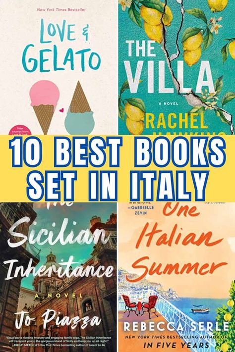 Top 10 Best Books Set in Italy: Fiction & Non-Fiction Travel Fiction Books, Books Set In Italy, Books About Italy, Reading Adventure, Best Novels, Best Books, Famous Books, Non Fiction, Book Inspiration