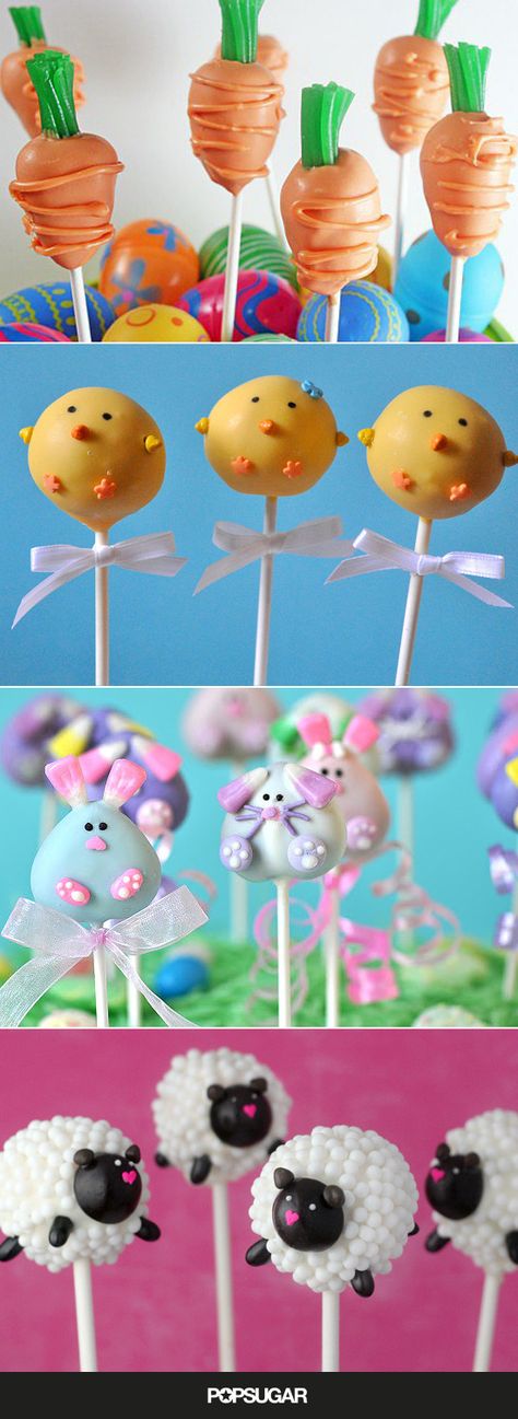 ALMOST too cute to eat! Cake Pops Ideas, Cake Pop Ideas, Easter Cake Pops, Cake Pop Designs, 18th Cake, Cake Ball, Cake Pop Decorating, Pop Ideas, 16 Cake